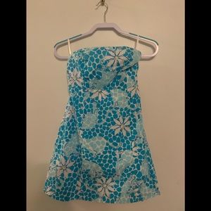 Vintage Lilly Pulitzer Tiger Lily Mini Dress
